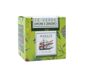TÈ VERDE limone e zenzero - Astuccio 15  filtri
