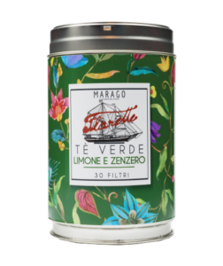 TÈ VERDE limone e zenzero - Barattolo 30  filtri